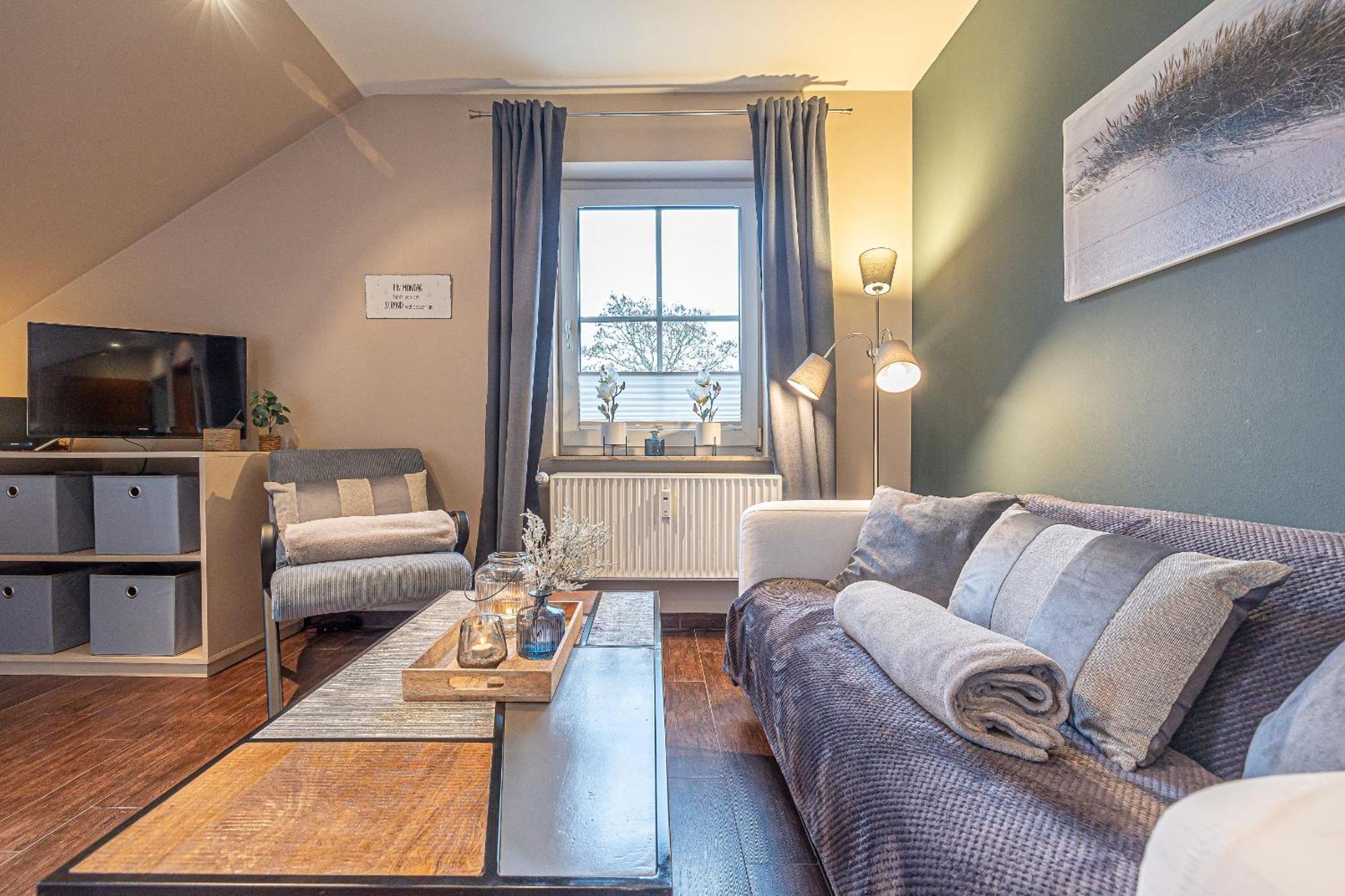 Fewo1846 Strandresidenz Wassersleben - Strandkoje - Komfortables Studioapartment Mit Meerblick Am Strand Гаррісле Екстер'єр фото